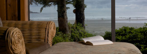Chair with a view at Ch-ahayis in Tofino