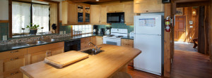 Kitchen at Ch-ahayis Beach House in Tofino